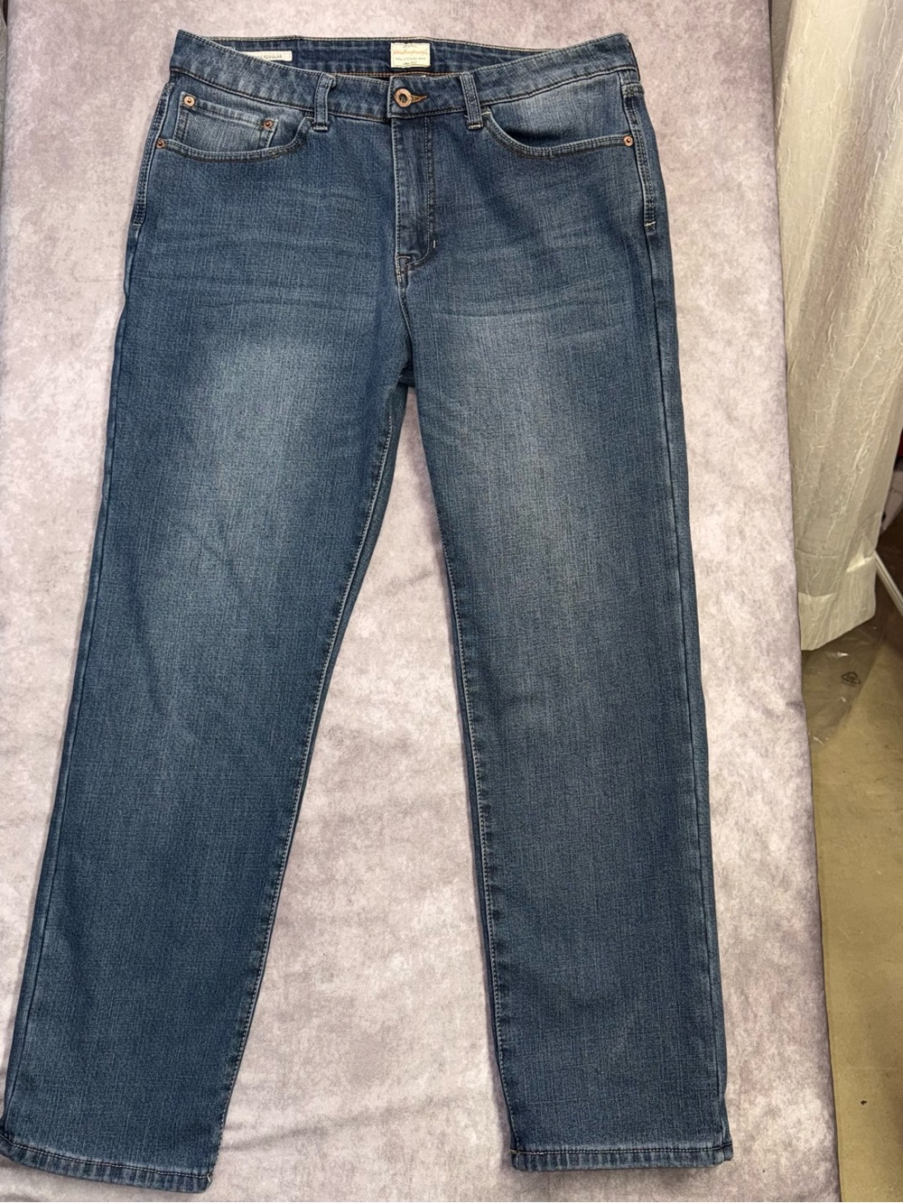 Weatherproof Vintage Men’s Jeans 34x32 Regular Fit Stretch Medium Wash Denim